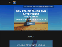 Tablet Screenshot of bluesandarts.com